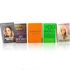 SELF-HELP AND MANIFESTATION BOOKS -bundle of 5 books, Sincero, Gabby, etc. Money